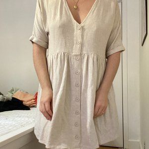 Cream Urban Outfitters Dress